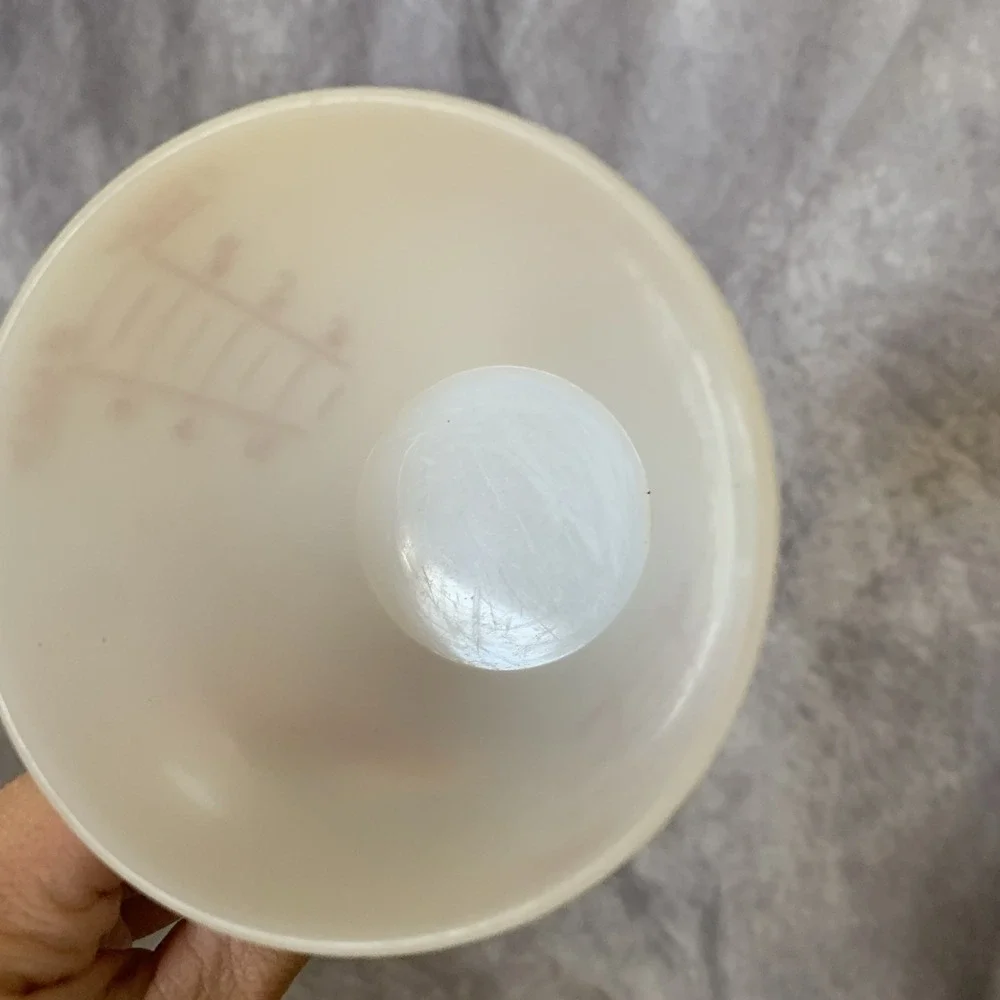 Tupperware Vintage Dry Wet Double Measuring Cup 8 oz 1 Cup 2 Sided Hour Glass